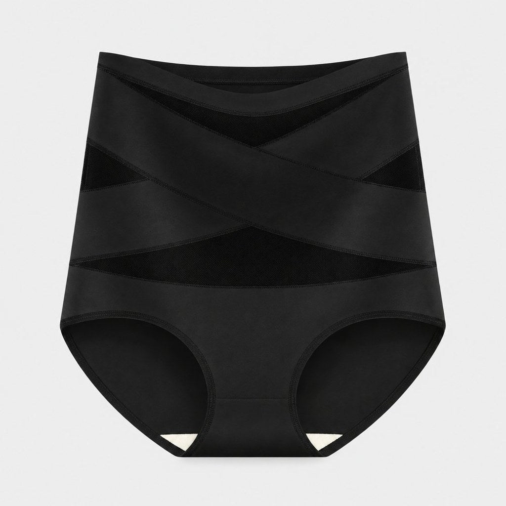 Almsie Snatched Brief in Black