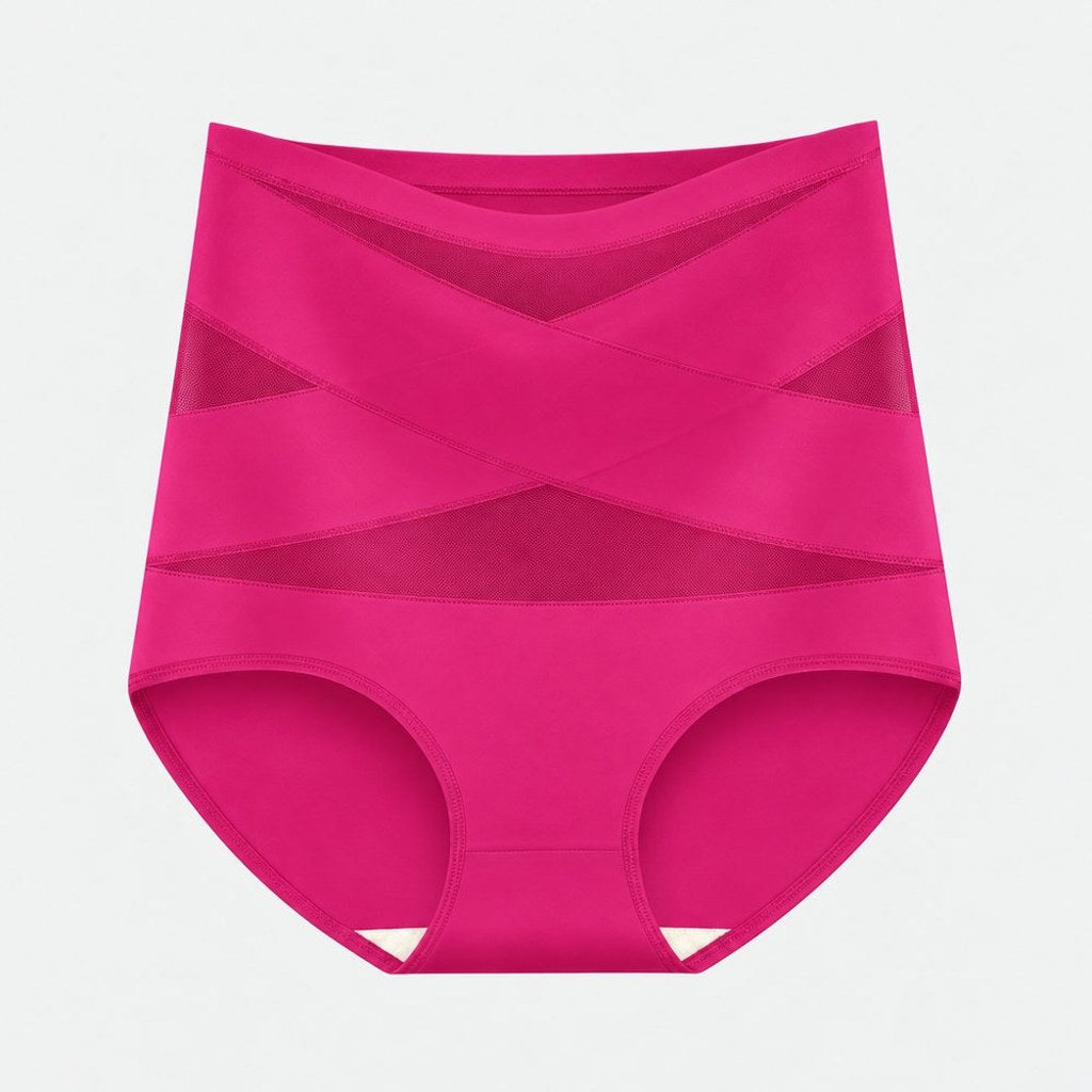 Almsie Snatched Brief in Fuchsia