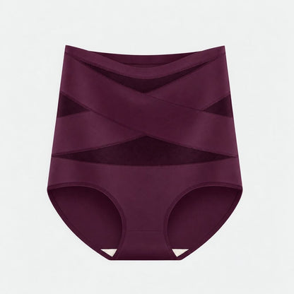 Almsie Snatched Brief in Plum