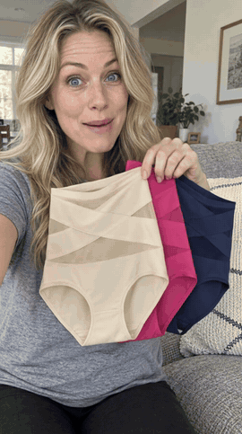 Real customer showing colours of the Almsie Snatched Brief